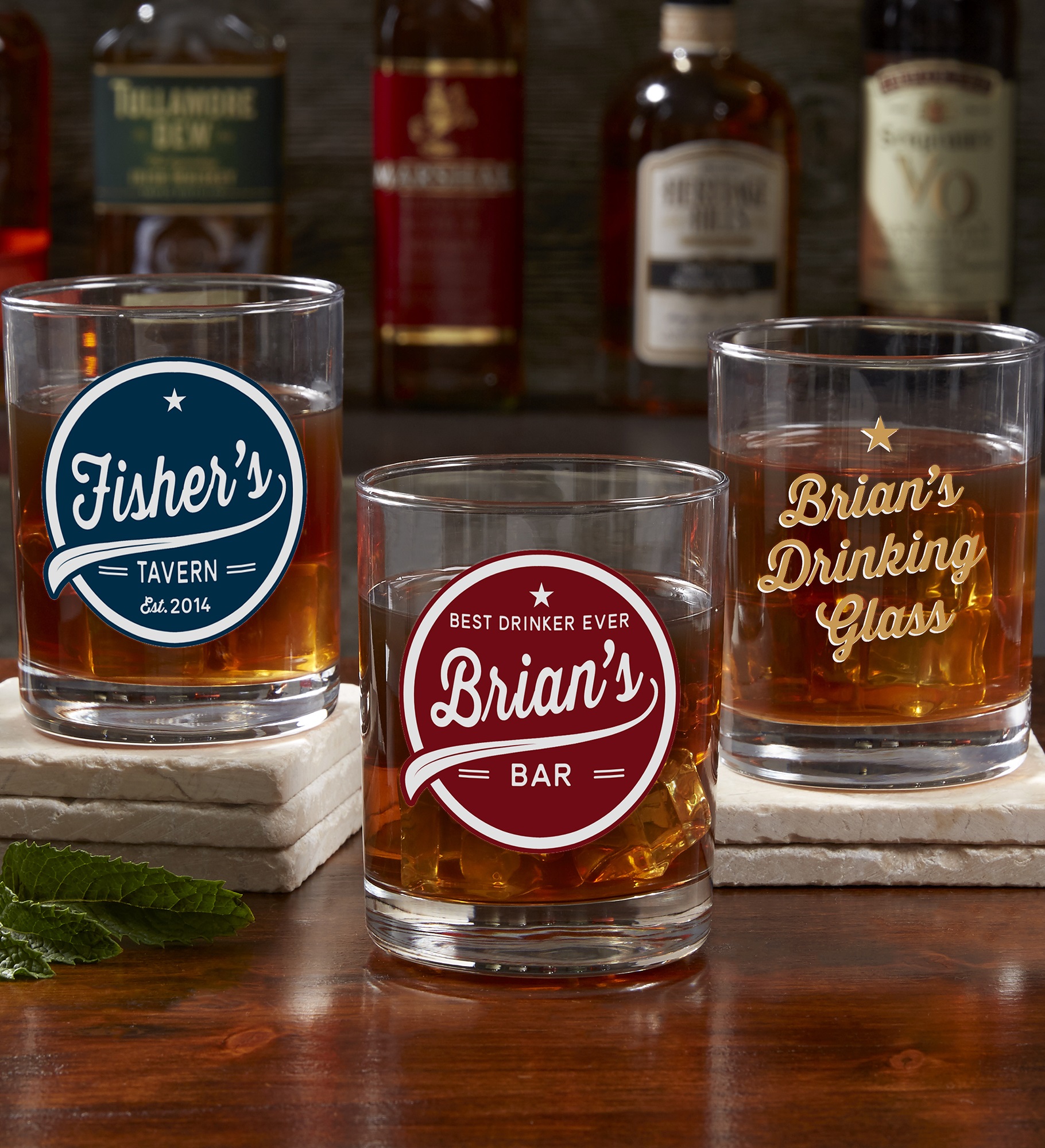 Brewing Co. Personalized Printed Whiskey Glass